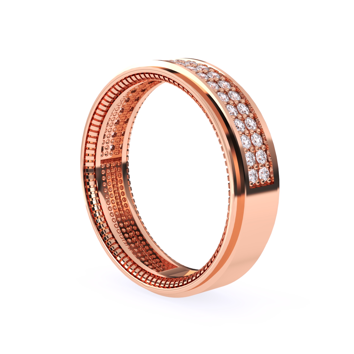 Unique Cluster Lab Grown Diamond Band